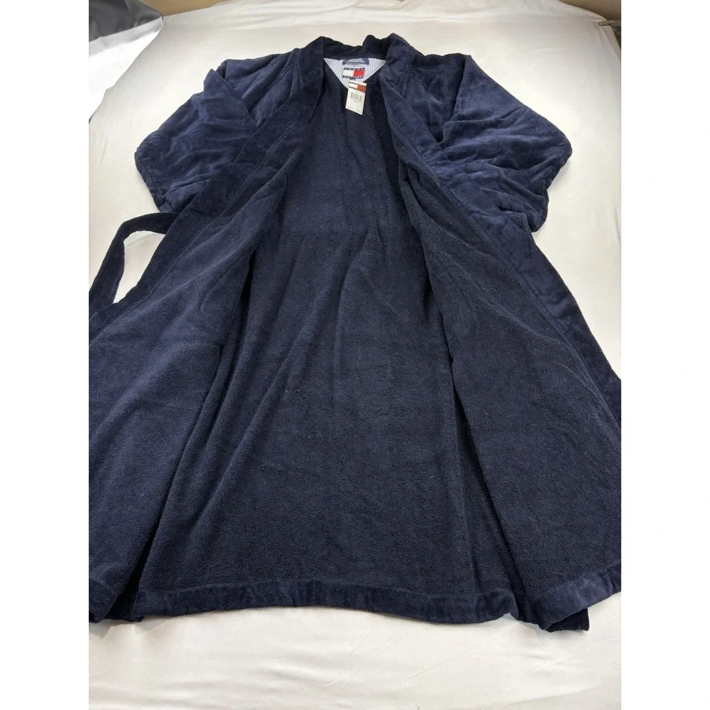 NWT Tommy Hilfiger Plush Belted Robe Luxury Men's One Size Luxury Soft Comfy